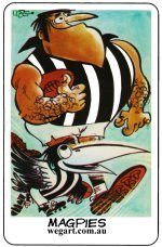 Collingwood WEG Sunicrust Fridge Magnet FREE POST WITHIN AUSTRAL